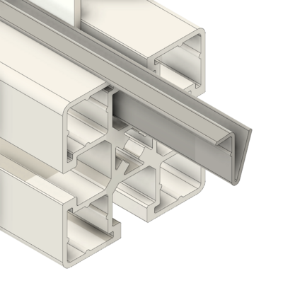 MODULAR SOLUTIONS SEALING PROFILE&lt;br&gt;RETAINING INSERT, RIGID PANEL GASKET, 8FT